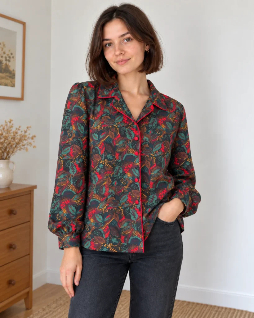 Featured image for Silk and viscose shirt