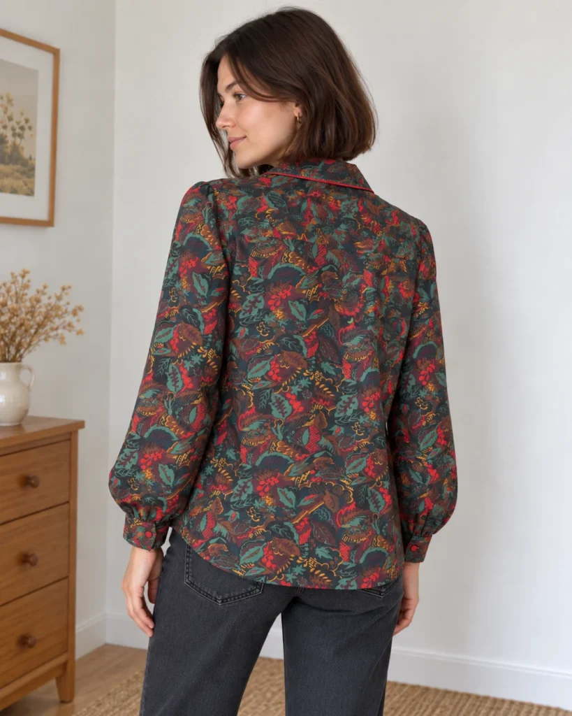 Image for Silk and viscose shirt