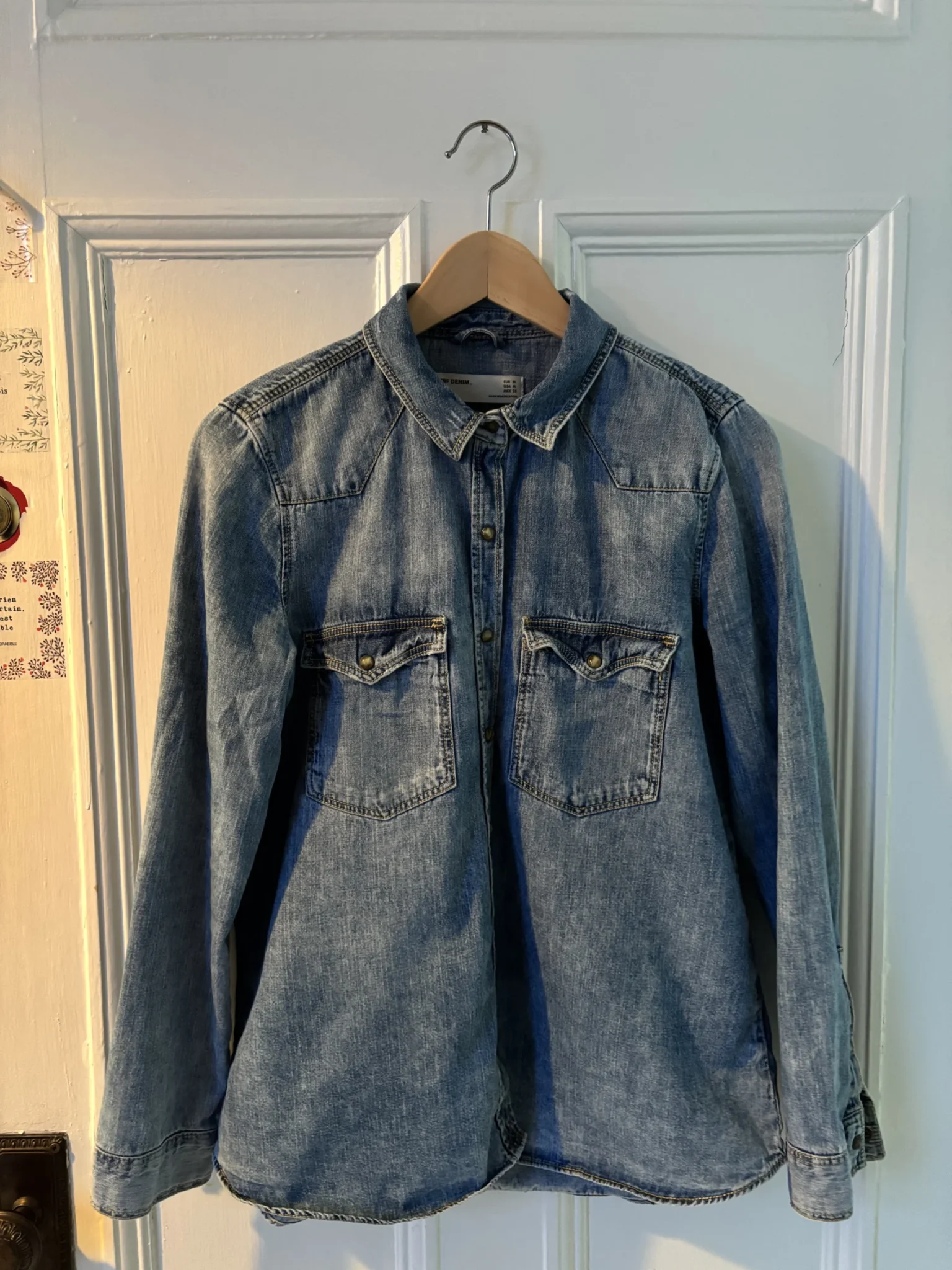 Image for Chemise en jean ZARA