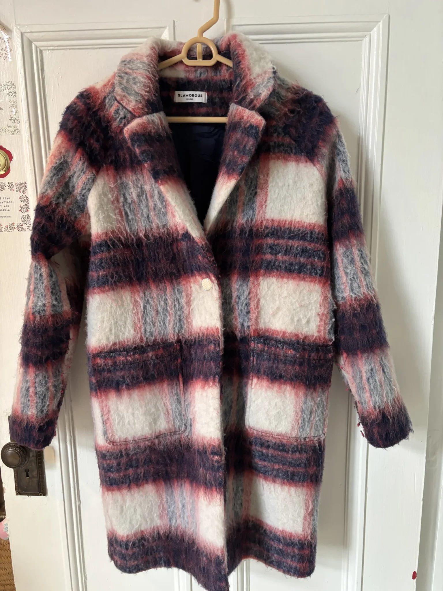 Image for A very pretty long checked coat