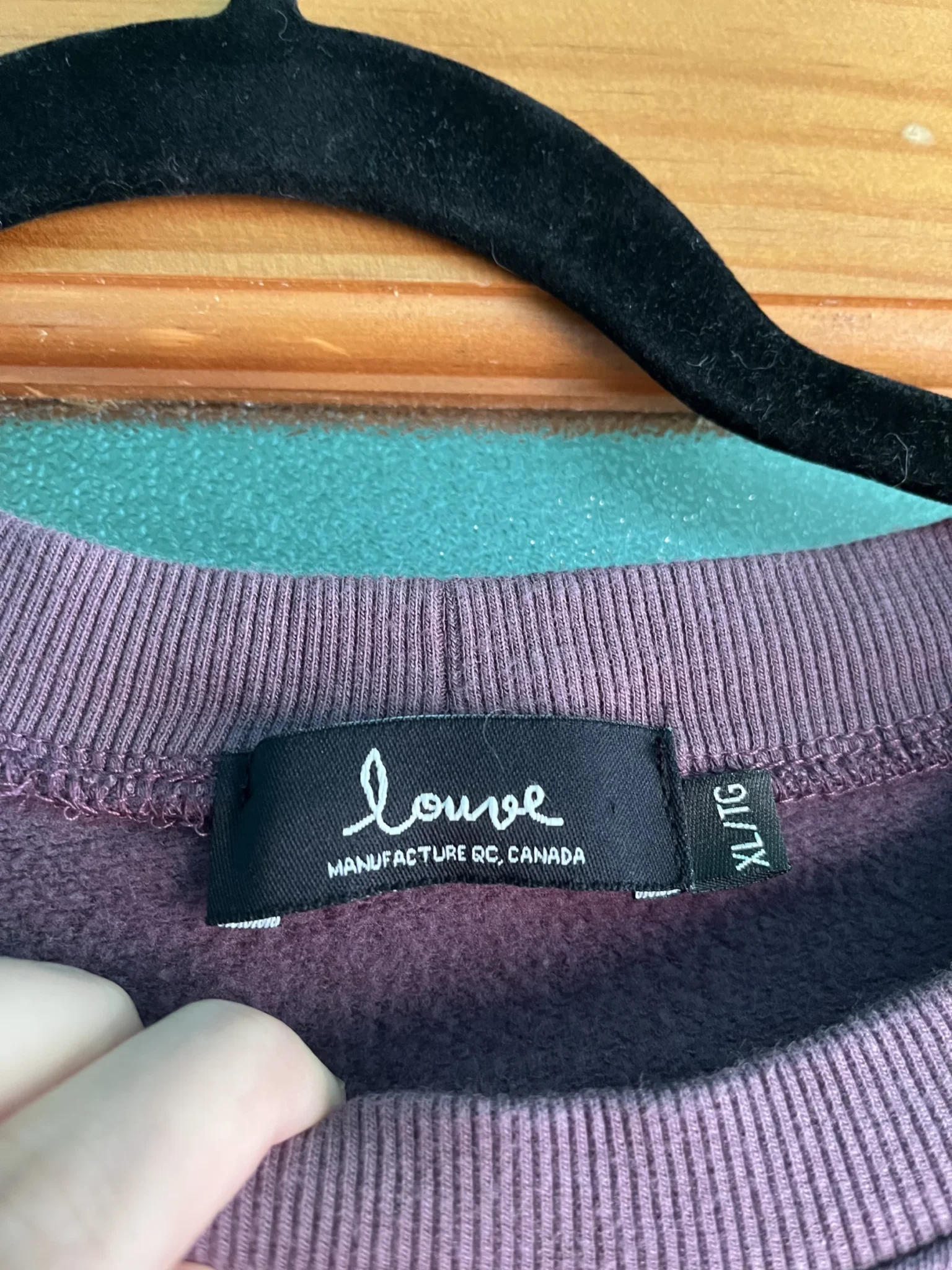 Image for Long-sleeved top in mauve