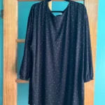 Featured thumbnail for Black Autumn Dress with Long Sleeves