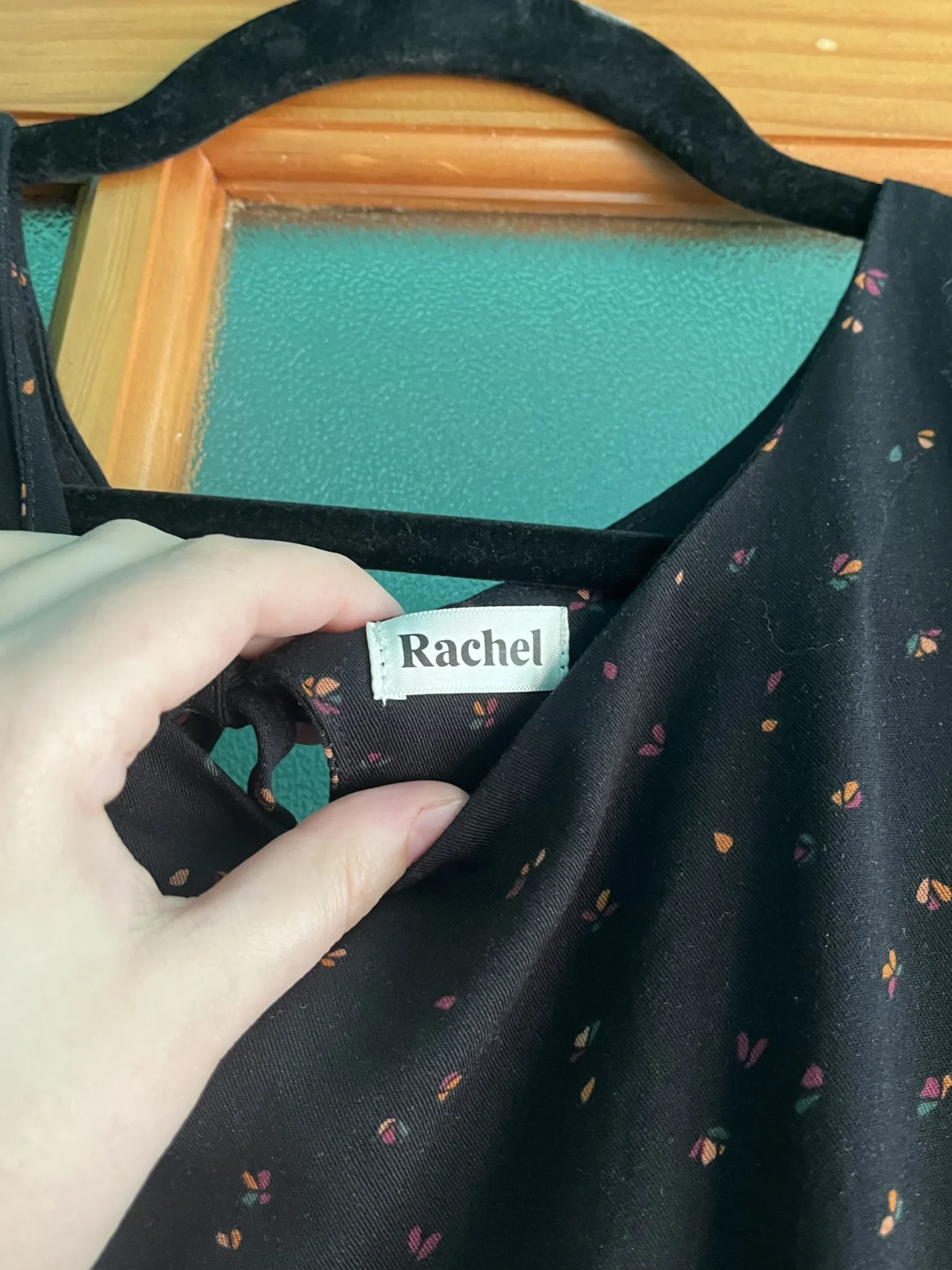 Image for Black Autumn Dress with Long Sleeves