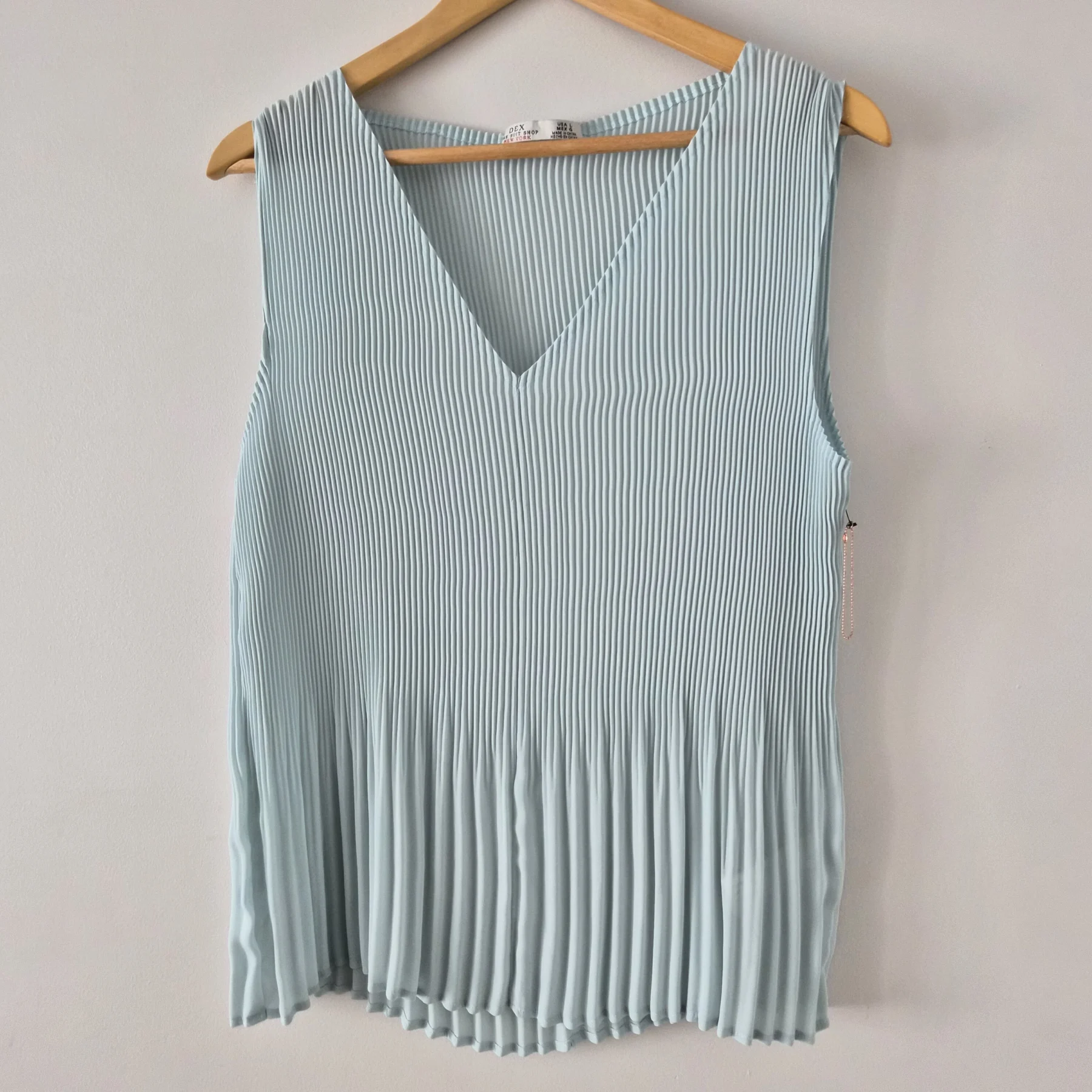 Dex loose-fitting pleated top Dex seconde main