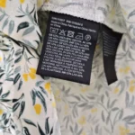 Thumbnail for Floral linen blouse with puffed sleeves