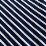 Thumbnail for LIFETIME – Navy blue and white striped, preppy-style fitted dress with a racerback – Spring/Summer