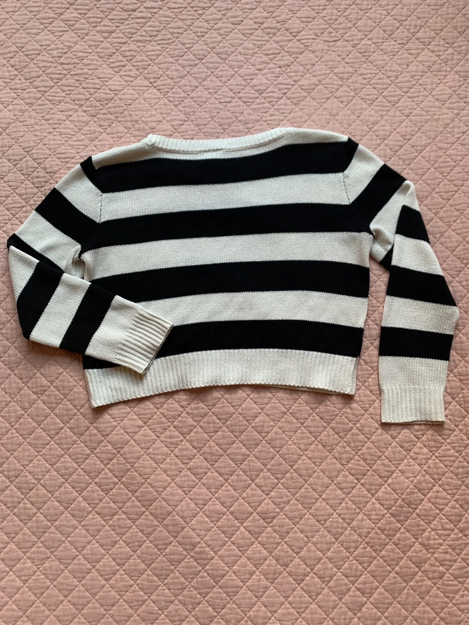 Image for DIVIDED by H&M – Classic black and white striped jumper – M