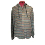 Thumbnail for Billabong – Striped flannel shirt with hood and button fastening – Spring/Summer