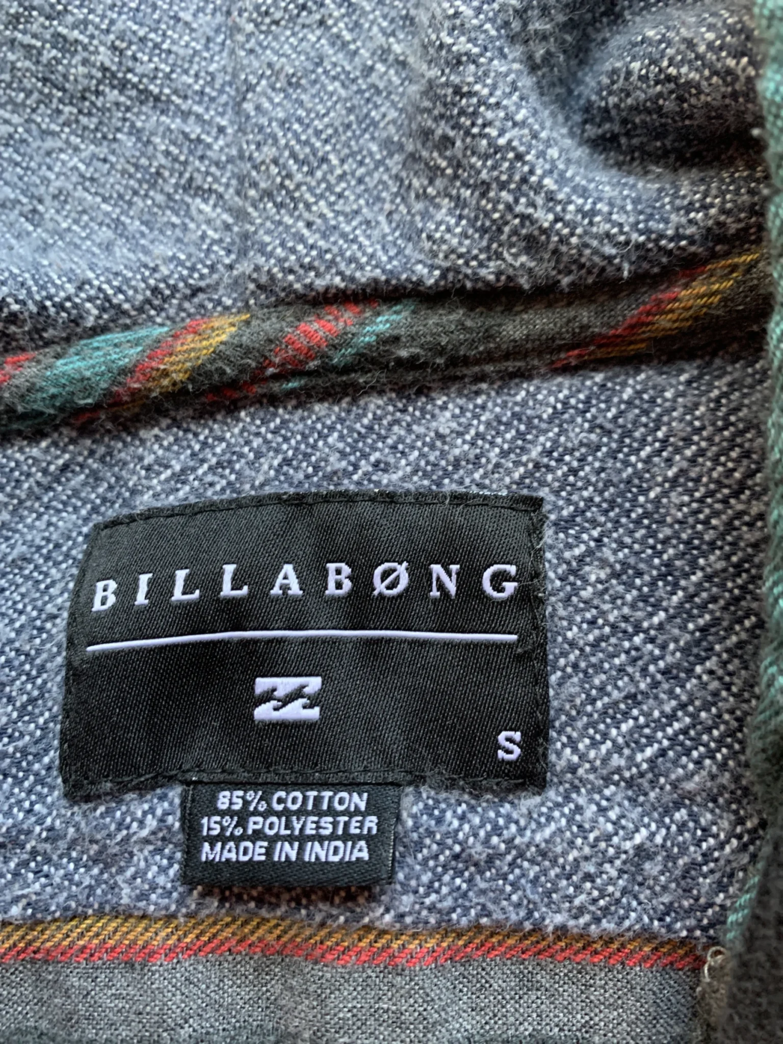 Image for Billabong – Striped flannel shirt with hood and button fastening – Spring/Summer