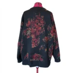 Thumbnail for INSIGHT – Australia – Oversized chunky-knit cardigan/jumper with a floral pattern – M