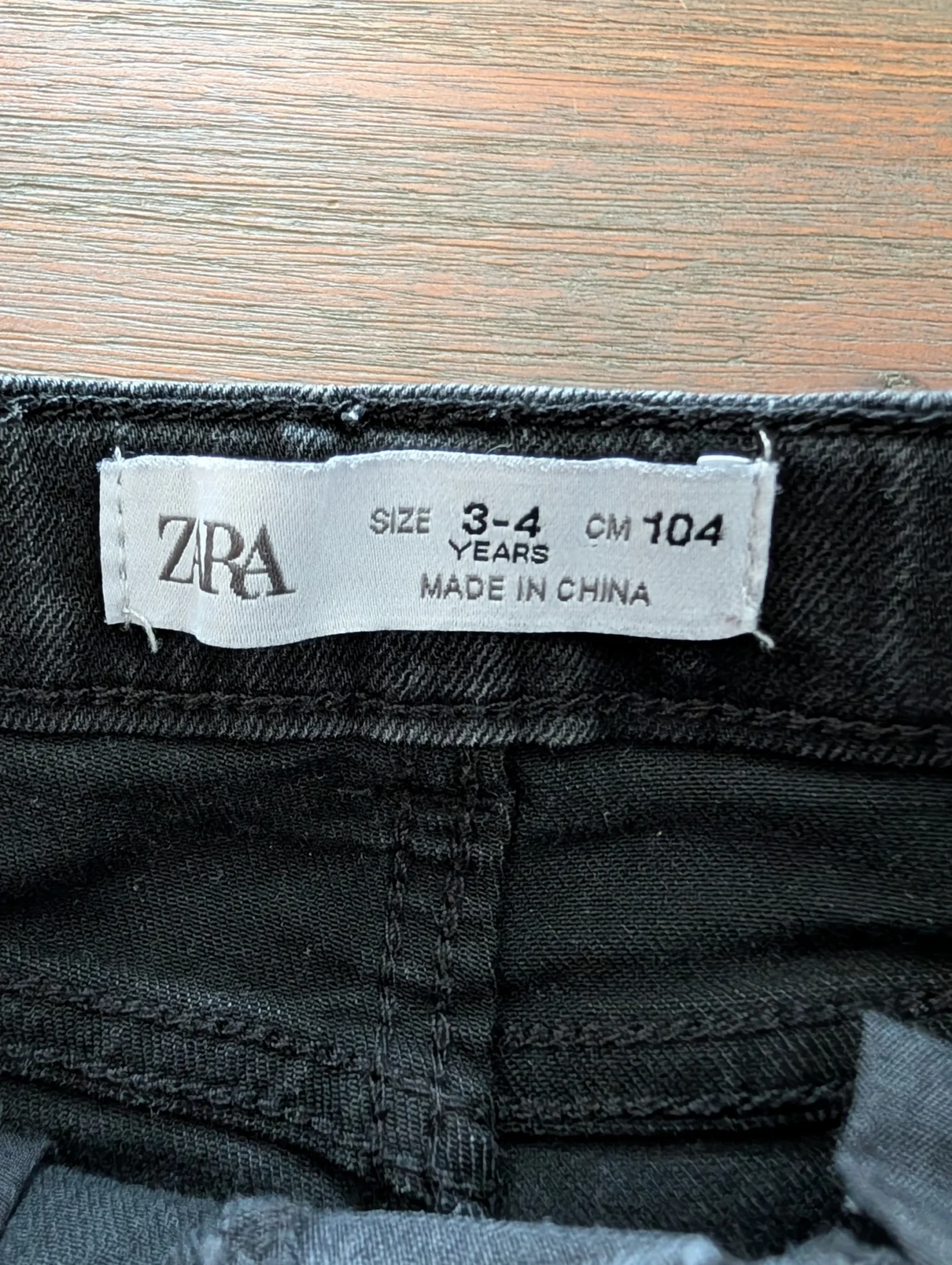 Image for Zara jeans, ages 3–4