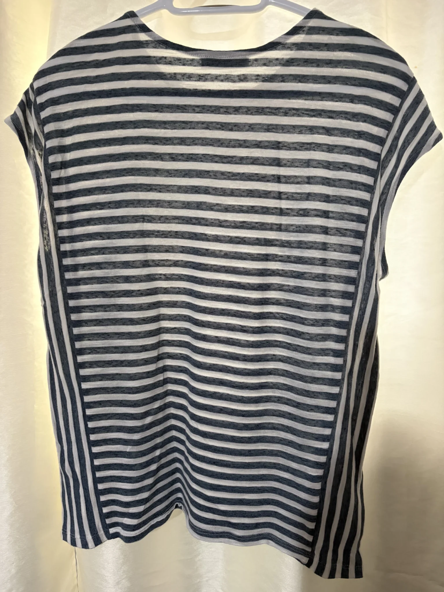 Image for Suzy Shier striped sleeveless waistcoat