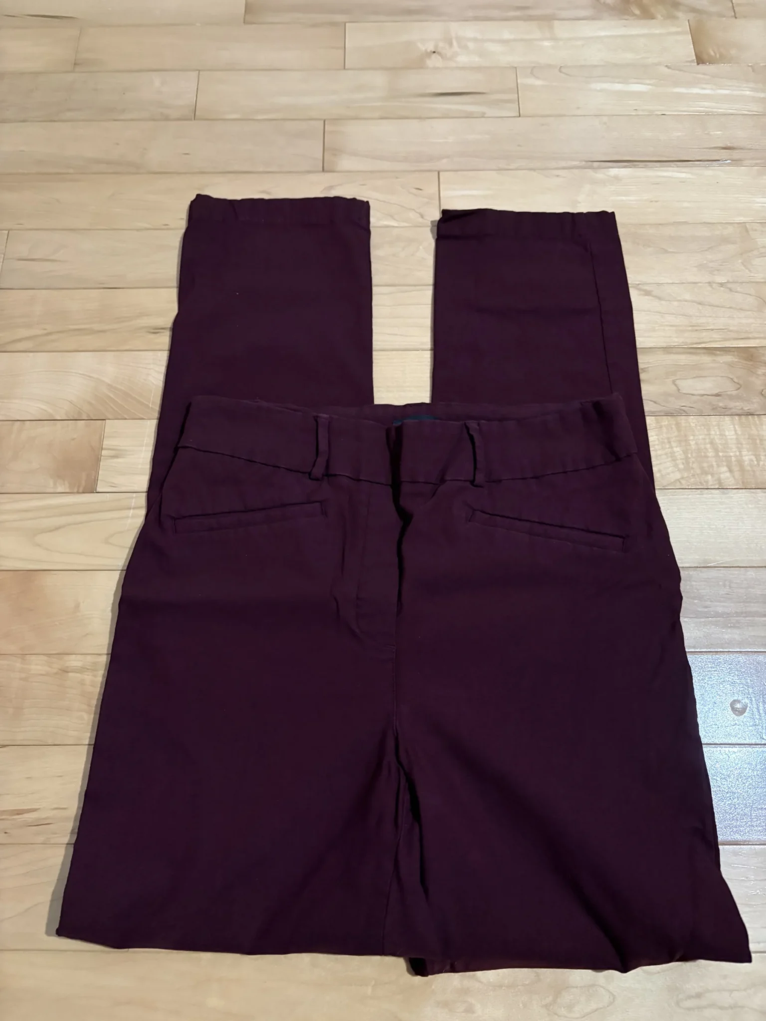 Image for Clean, wine-red trousers, size 12 Long, by Reitmans