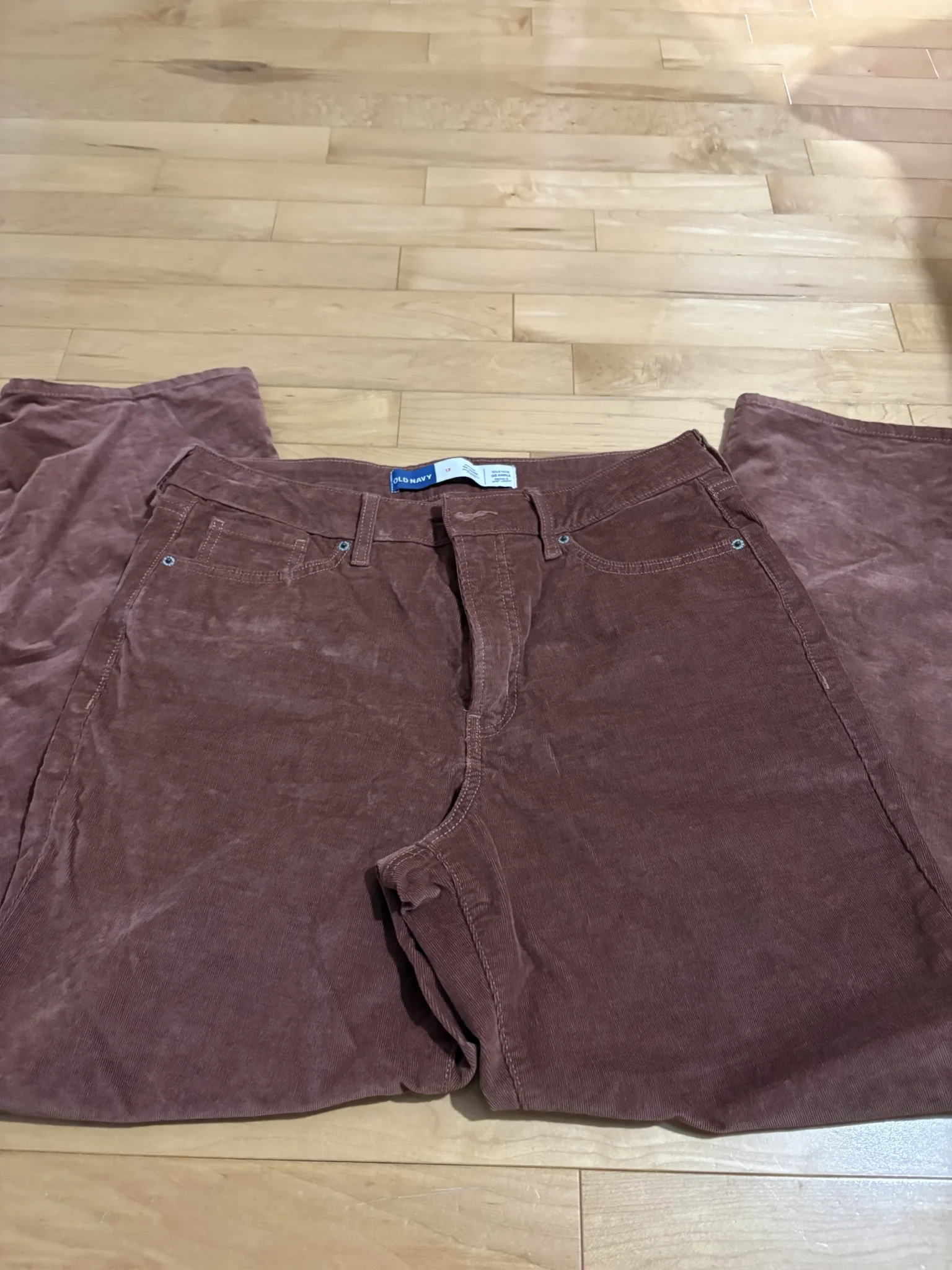 Image for Old Navy coral corduroy trousers