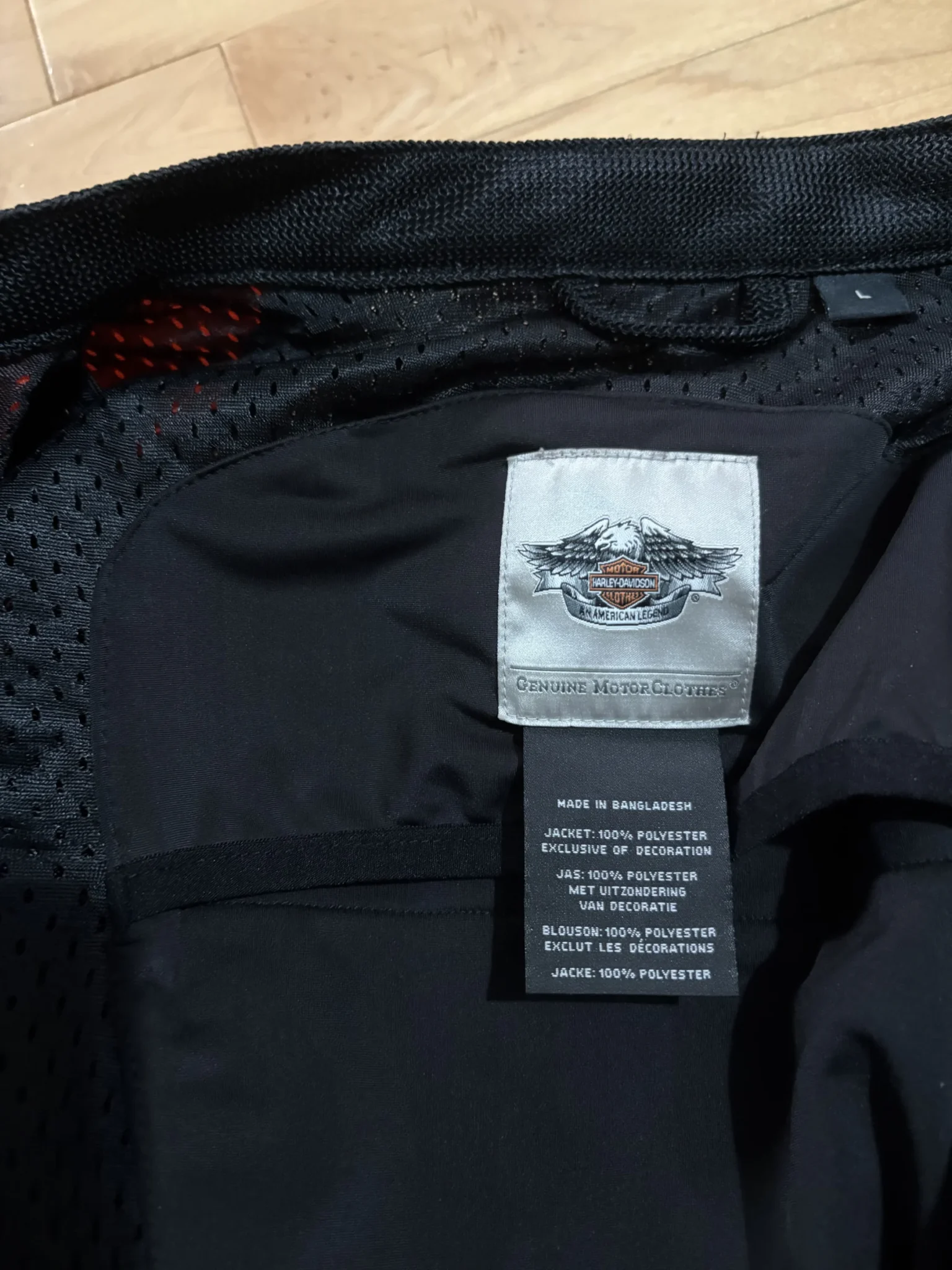 Image for Harley-Davidson coat with a jacket inside