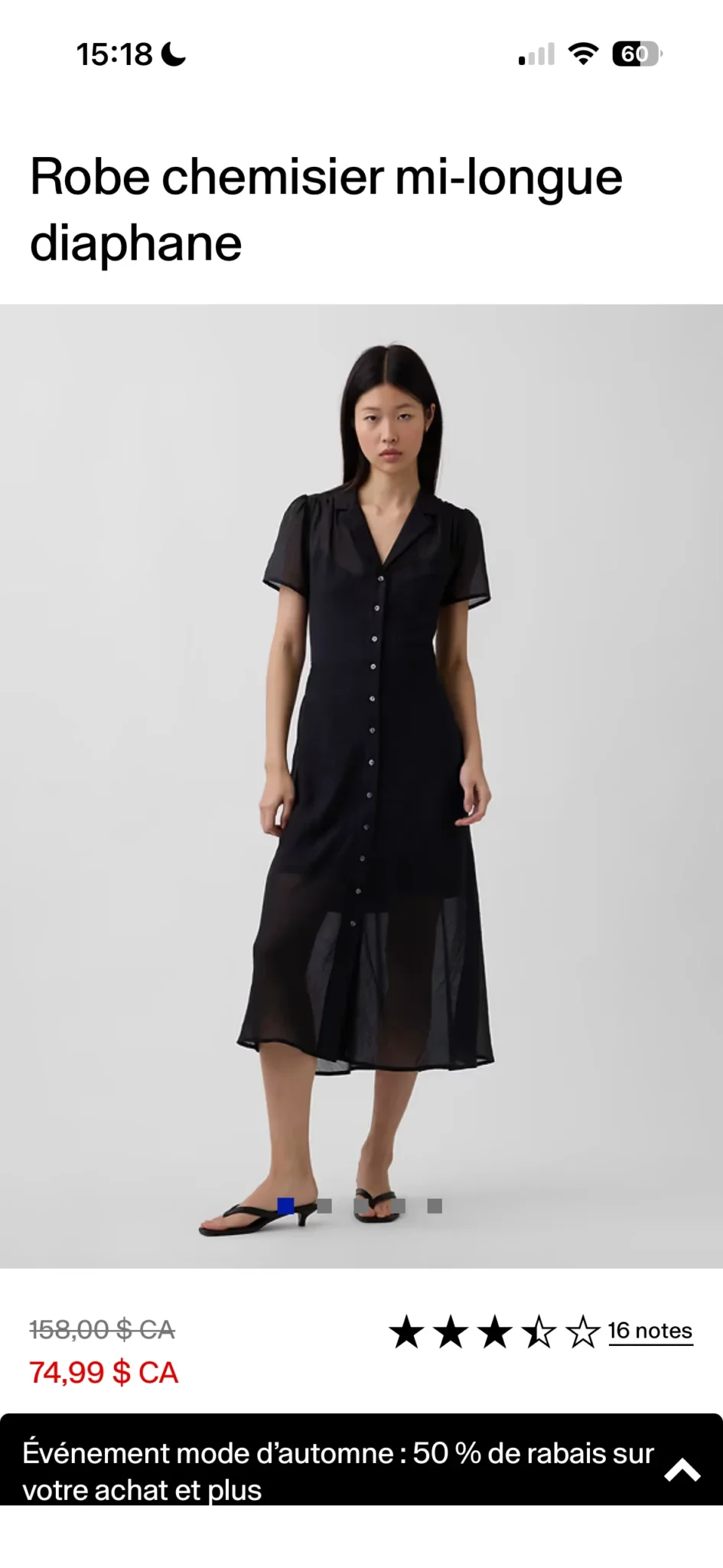 Featured image for Black dress from Gap