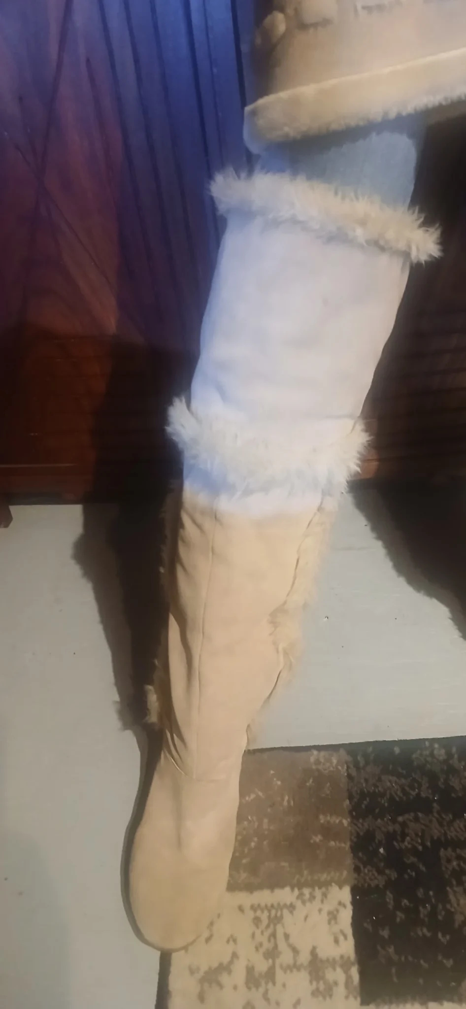 Image for Aldo High-Top Boots in Beige