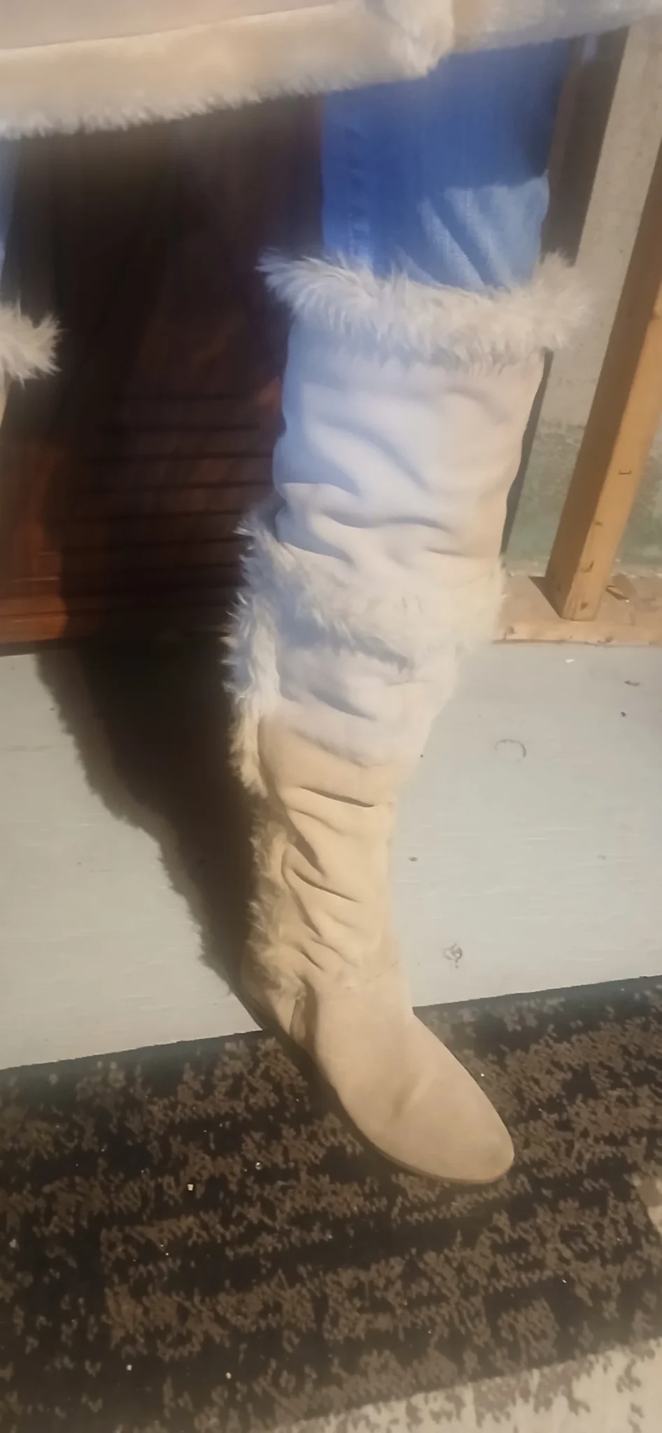 Image for Aldo High-Top Boots in Beige