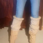 Thumbnail for Aldo High-Top Boots in Beige