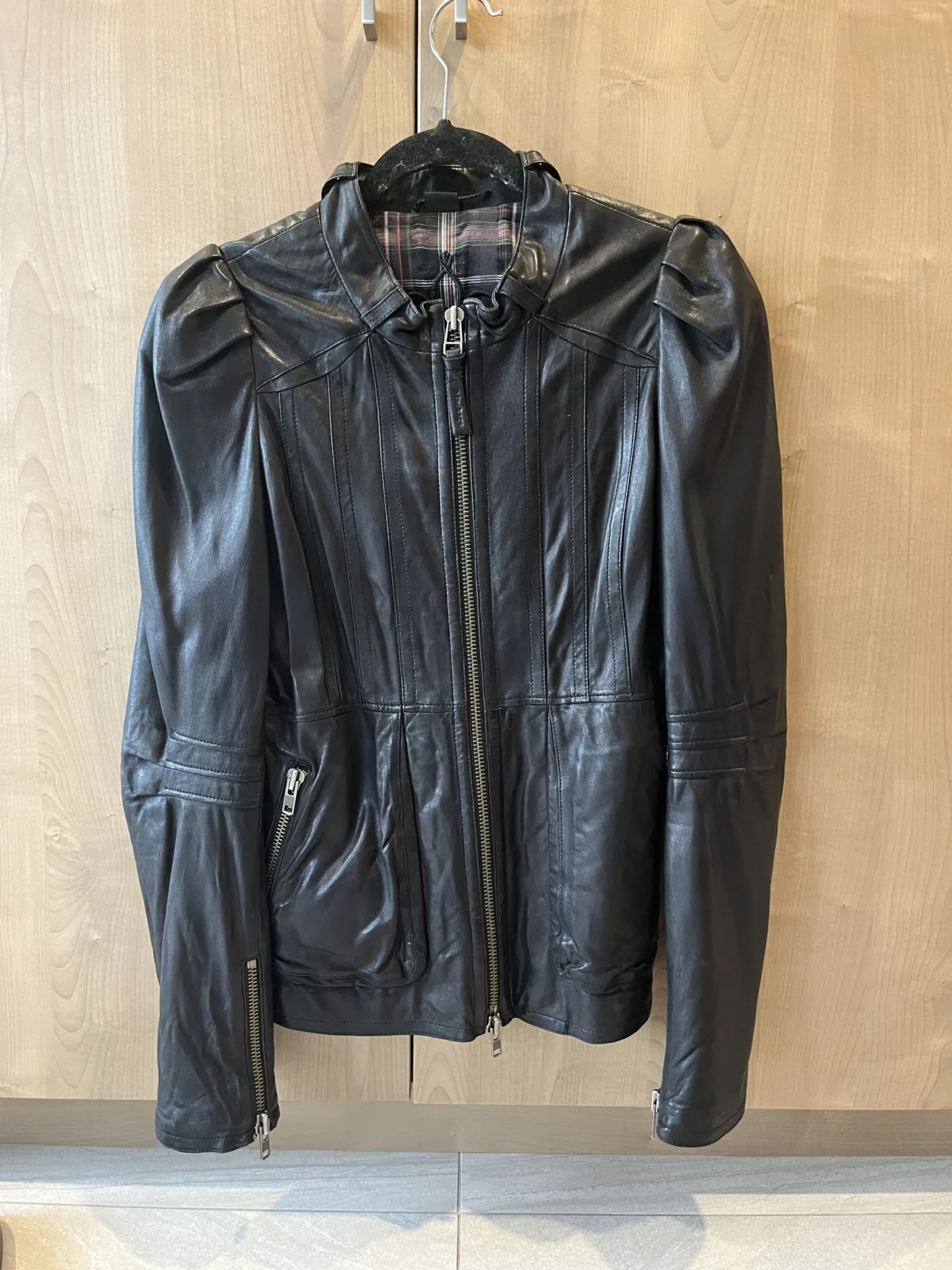 Featured image for Black Mackage leather coat – Timeless and elegant style