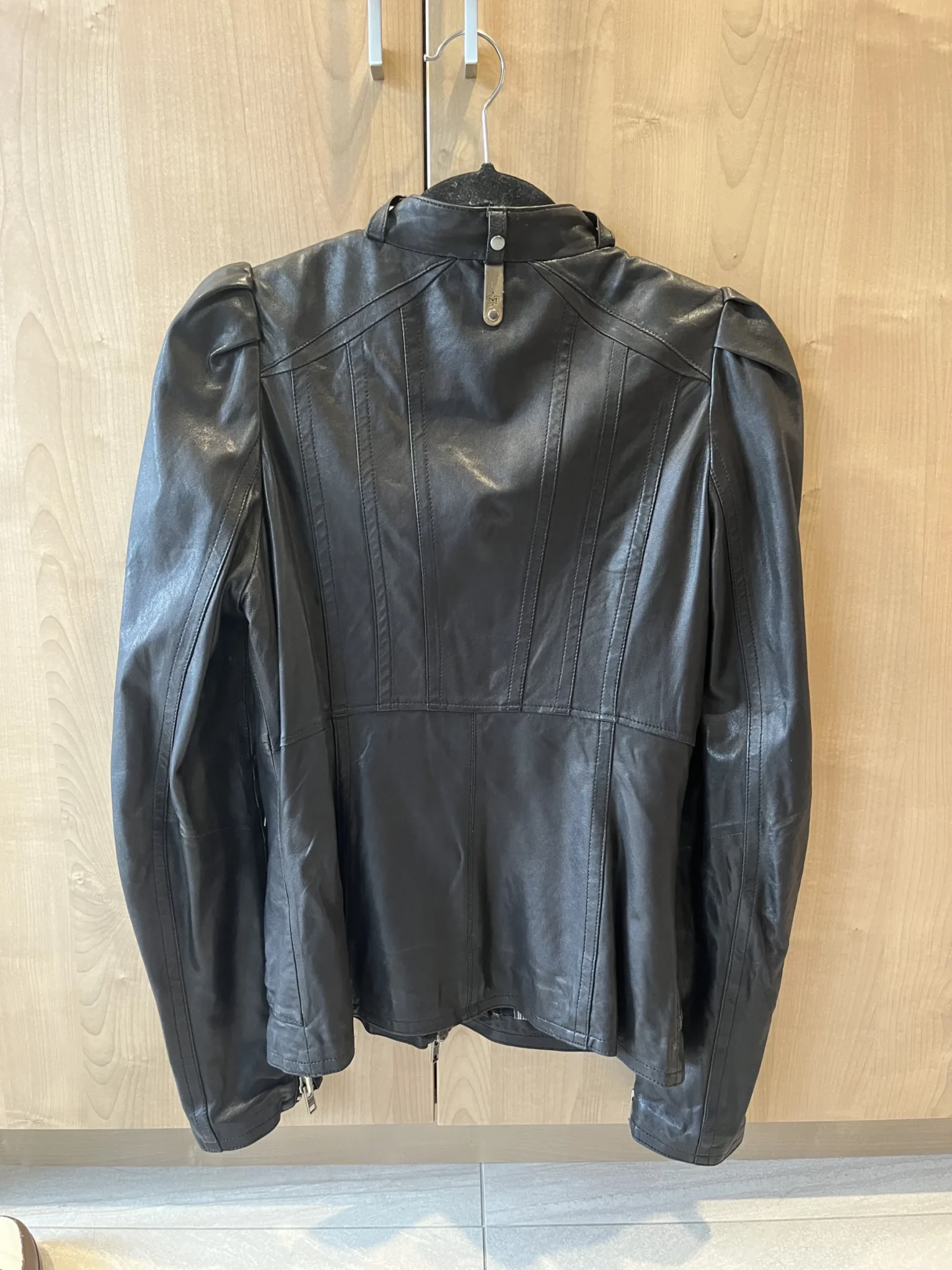 Image for Black Mackage leather coat – Timeless and elegant style