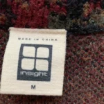 Thumbnail for INSIGHT – Australia – Oversized chunky-knit cardigan/jumper with a floral pattern – M