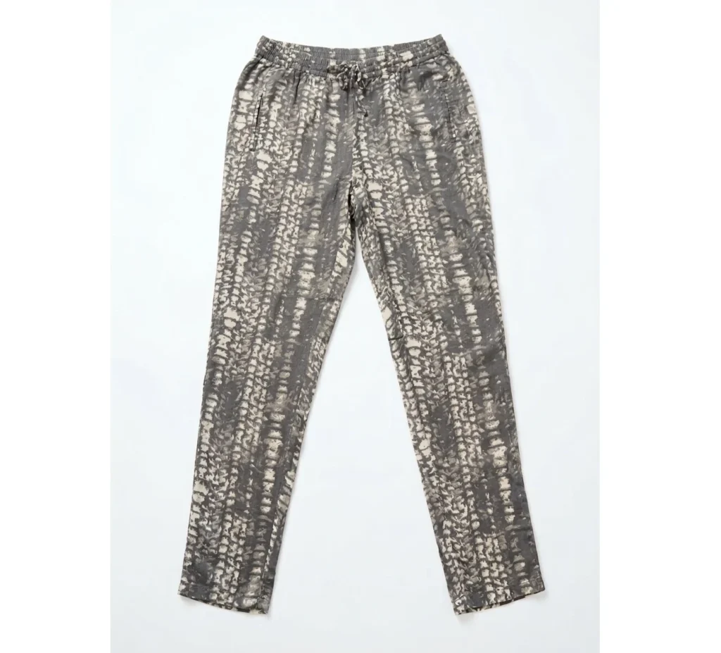 Featured image for SOYACONCEPT – Flowing trousers with an abstract tie-dye pattern, elasticated waist – Spring/Summer