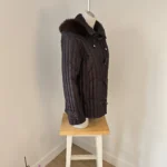 Thumbnail for A beautiful down coat with a detachable hood