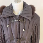 Thumbnail for A beautiful down coat with a detachable hood