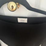 Thumbnail for Wilfrid Aritzia small black reversible dress