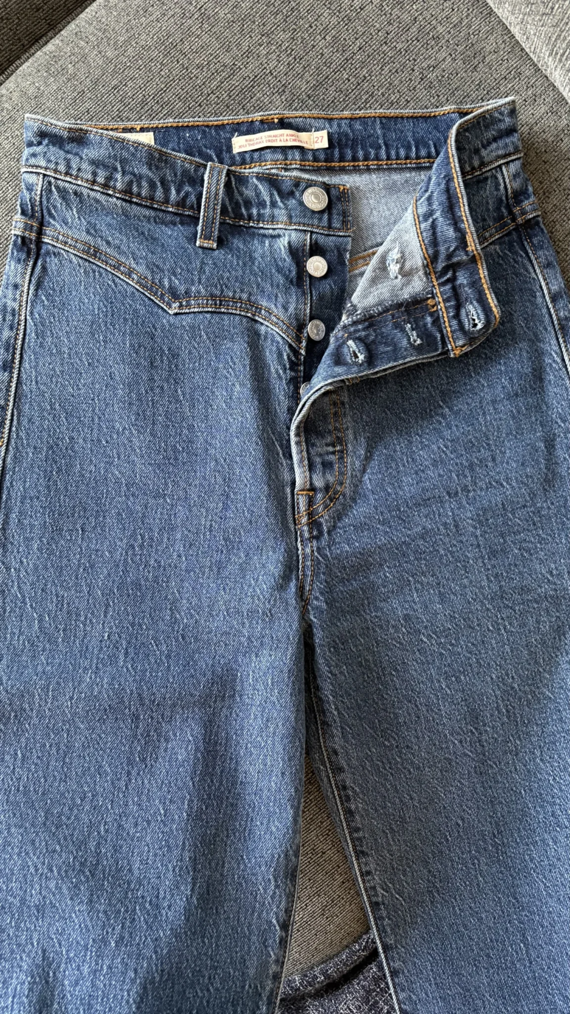 Image for Levis Ribcage Western Yoke Women’s Jeans