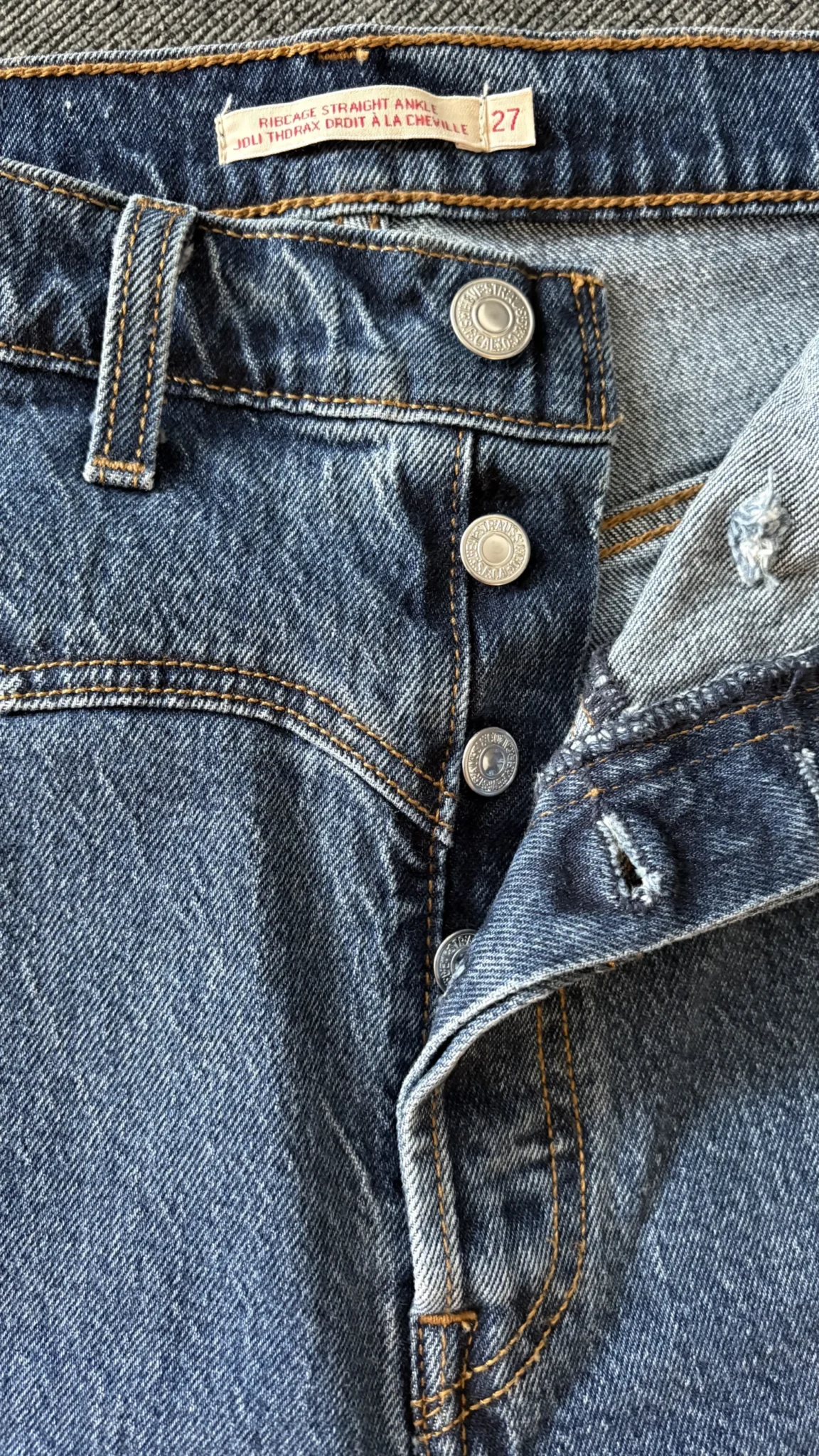 Image for Levis Ribcage Western Yoke Women’s Jeans
