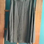 Thumbnail for Khaki Button-Up Skirt