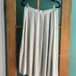 Featured thumbnail for Beige Mid-Length Button-Up Skirt