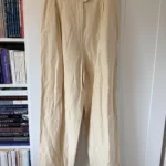 Featured thumbnail for Vintage silk and linen trousers