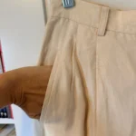 Thumbnail for Vintage silk and linen trousers