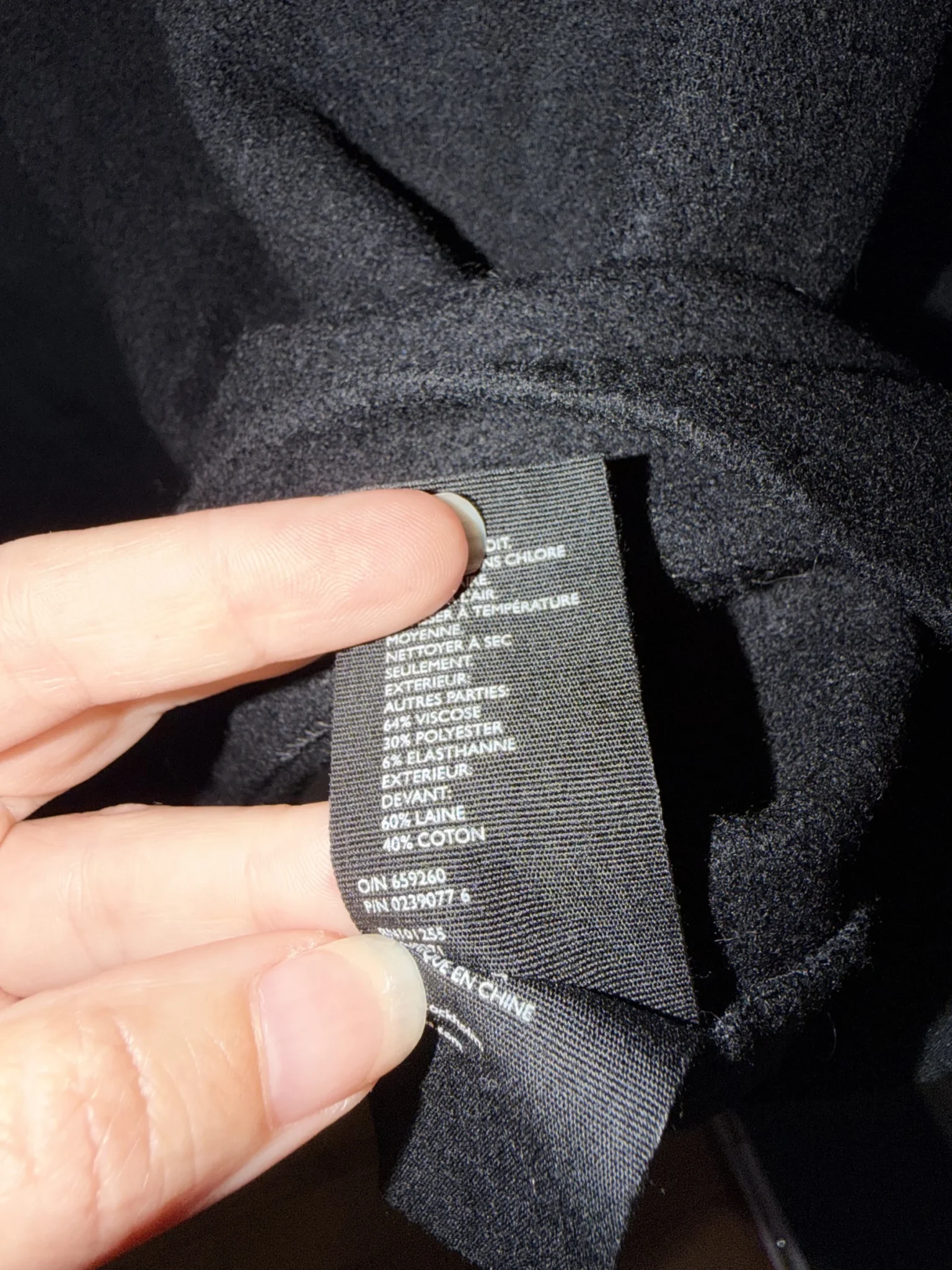 Image for COS wool-blend dress