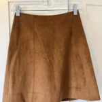 Featured thumbnail for Suede-effect skirt