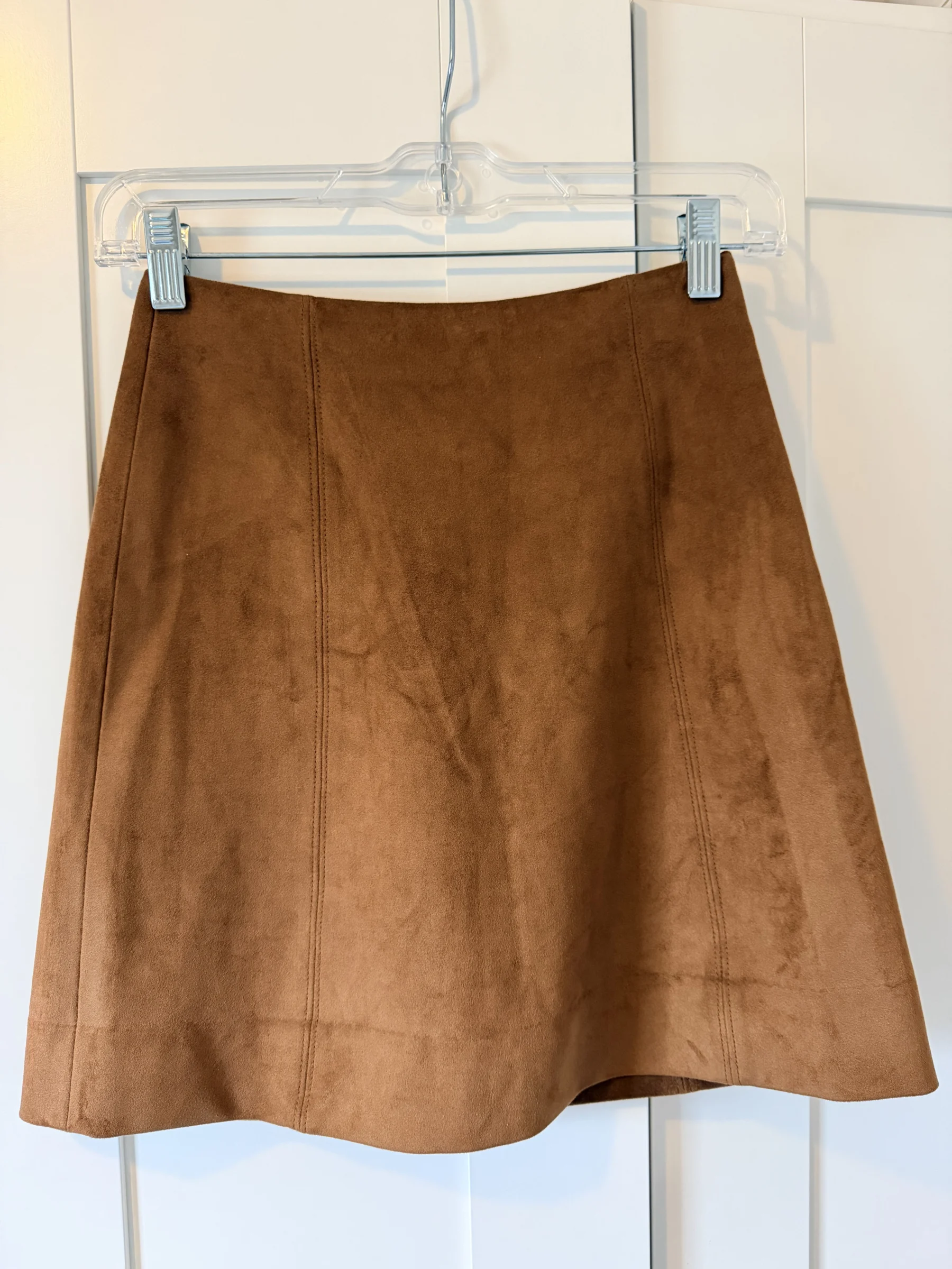 Suede-effect skirt Aritzia seconde main