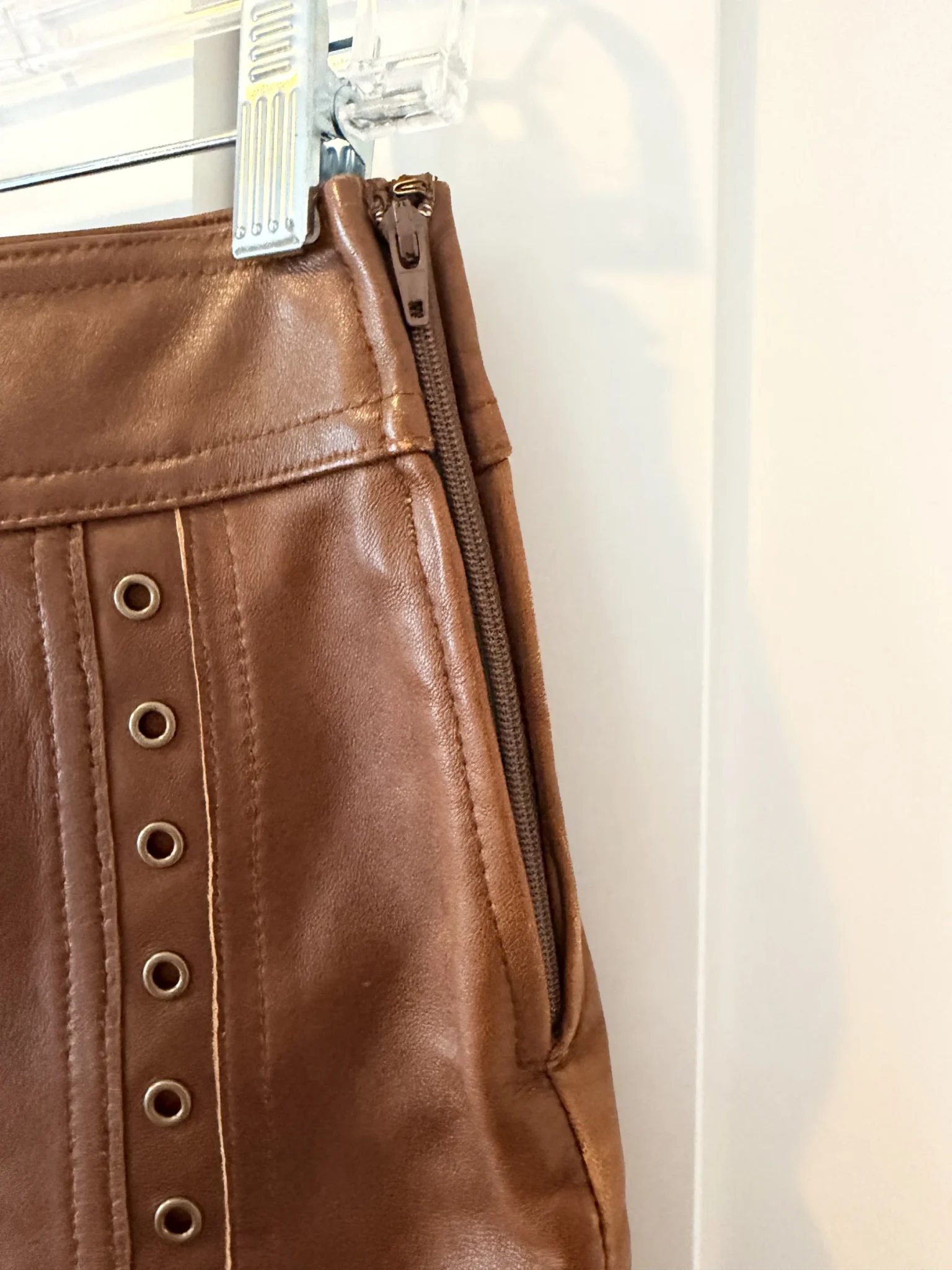 Image for Leather skirt