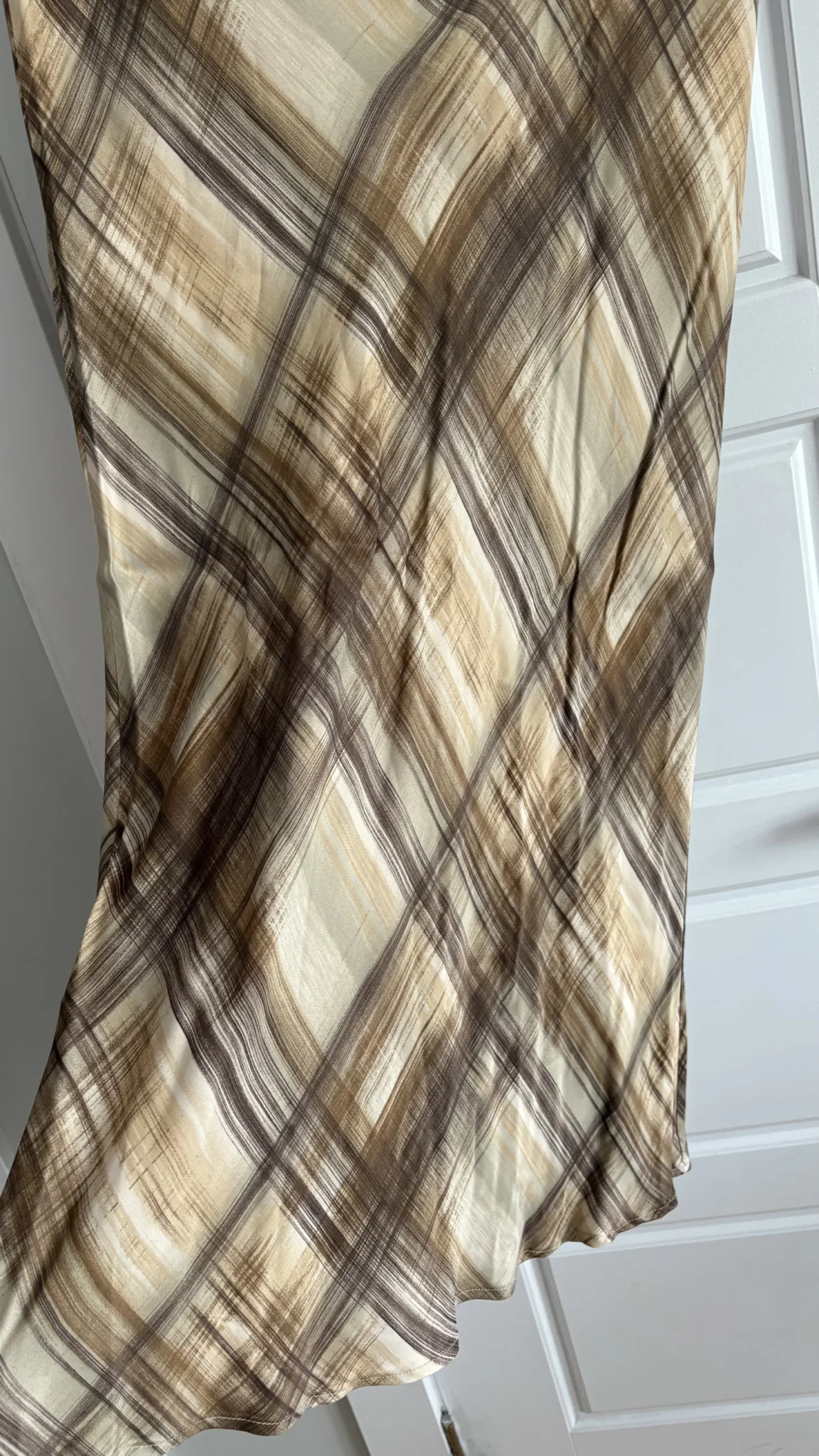 Image for Zara midi satin skirt