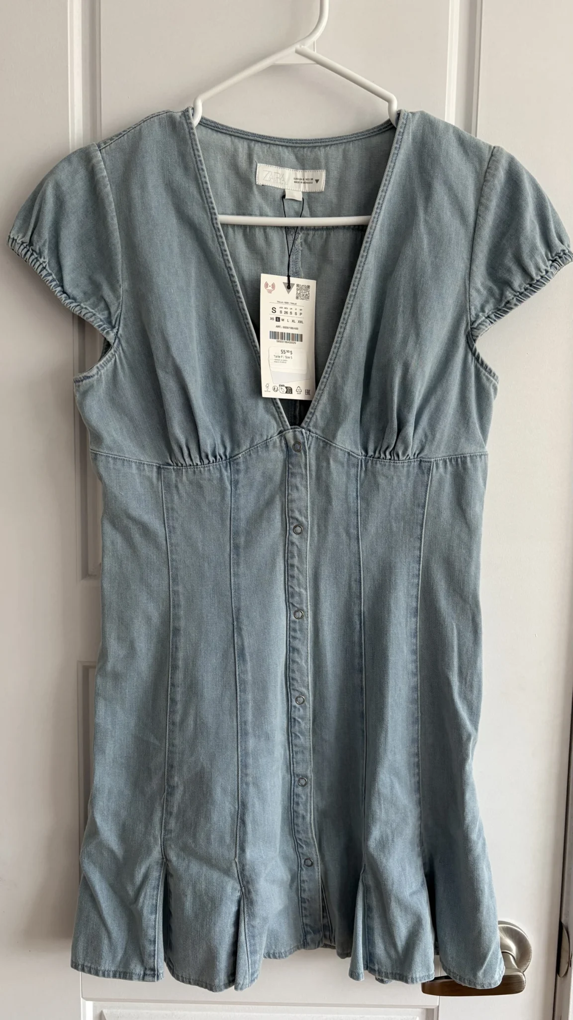 Featured image for Zara denim dress