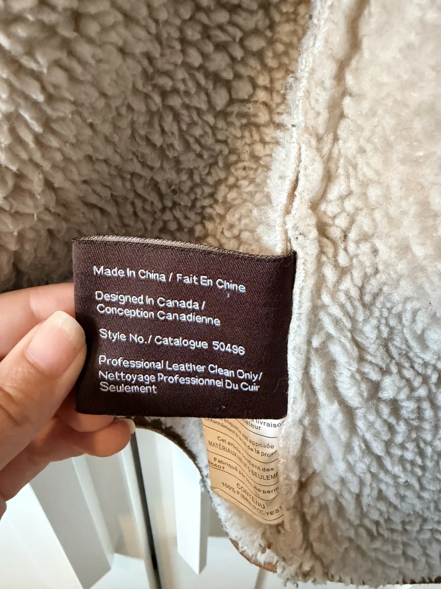 Image for Leather coat