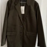 Featured thumbnail for Zara faux suede blazer