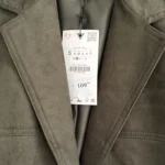 Thumbnail for Zara faux suede blazer