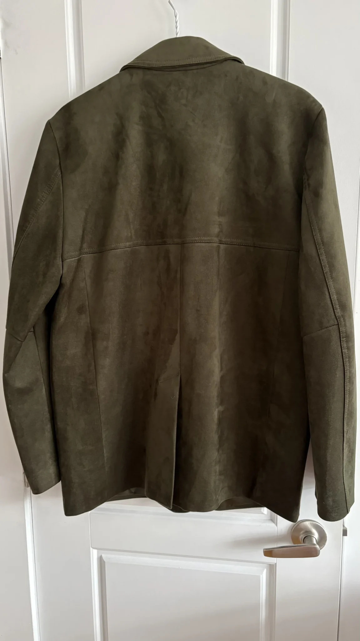 Image for Zara faux suede blazer
