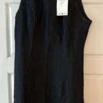 Thumbnail for Zara ruffled denim mini dress