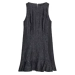 Thumbnail for Zara ruffled denim mini dress