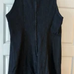 Thumbnail for Zara ruffled denim mini dress