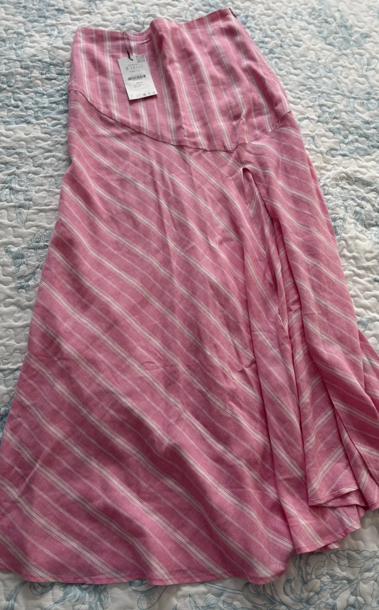 Image for Zara linen maxi skirt